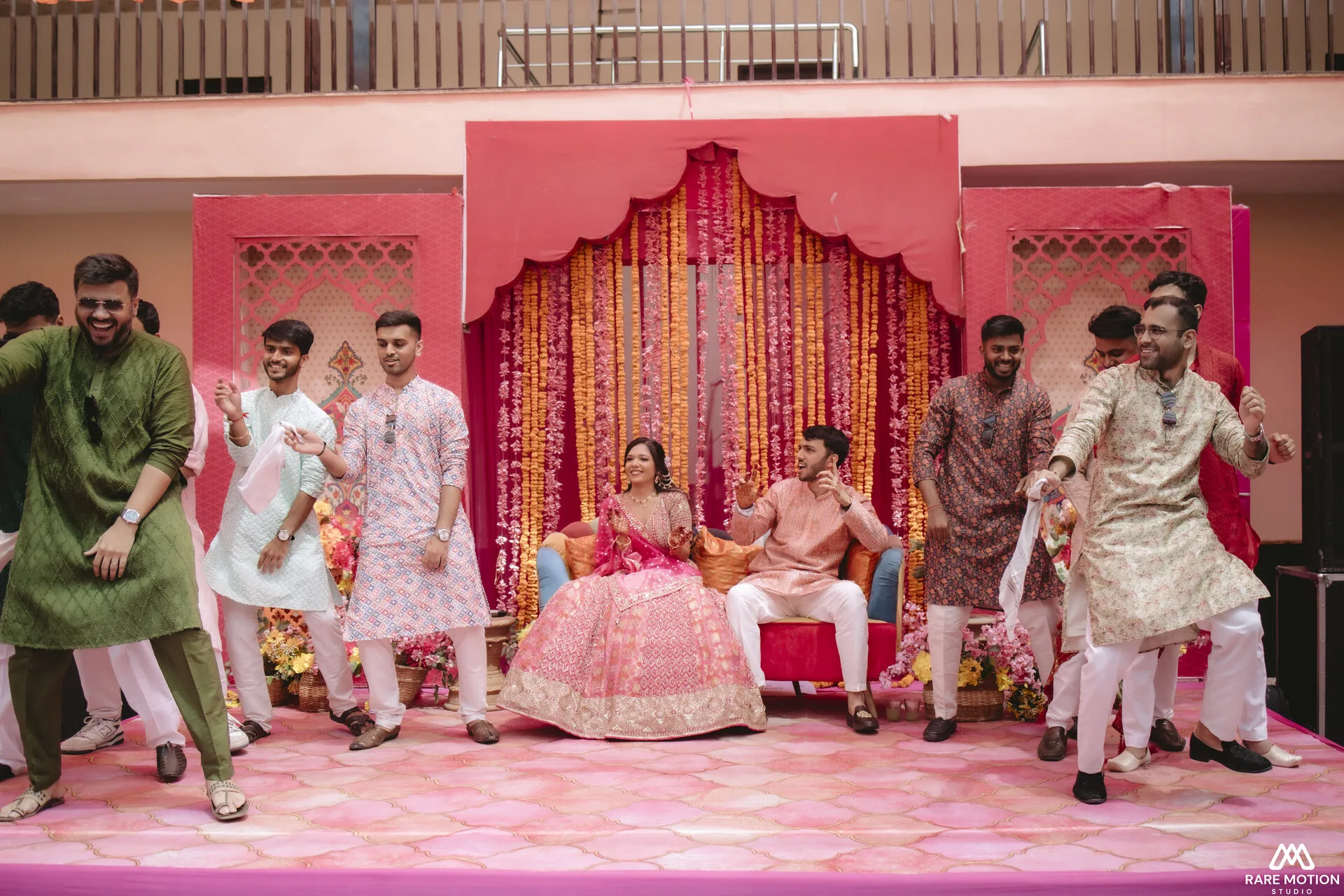 Candid wedding moment